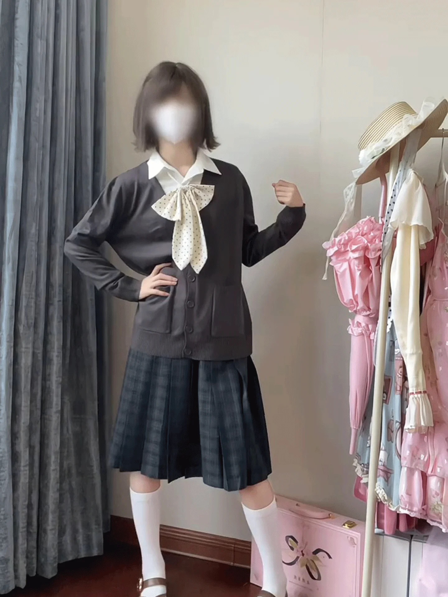 Doux Preppy Sle Long Sve tricoté Cardigan Jaet vêtements d'extérieur pour femmes printemps automne v-ne coupe ample fermeture à bouton unique