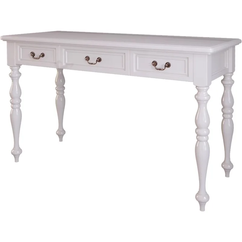 

Small apartment white study desk