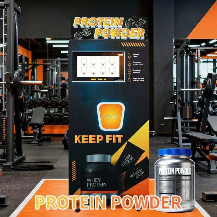 Fully Automatic 28L Protein Shake Vending Machine 32
