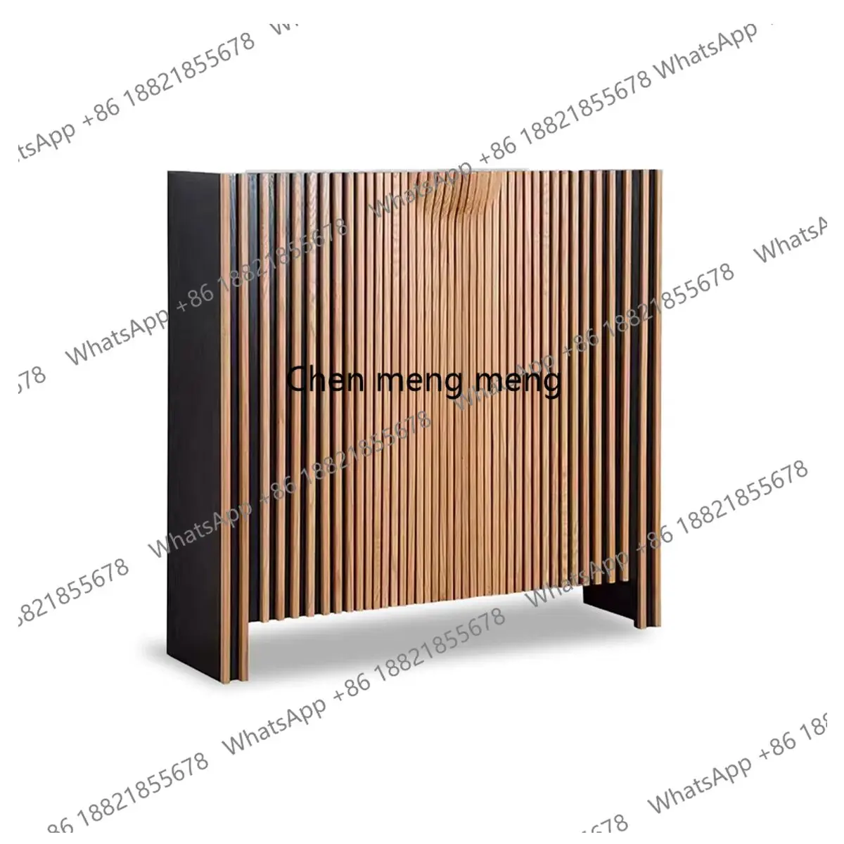 New solid wood shoe cabinet light luxury foyer large capacity entrance cabinet storage narrow side cabinet