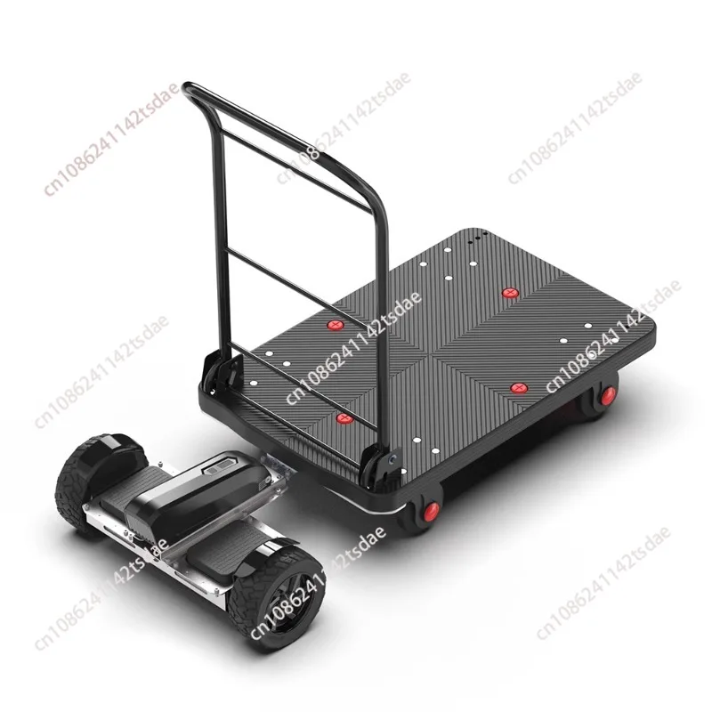 

Somatosensory electric quick dismantling trolley express cargo flatbed truck warehouse trolley small truck