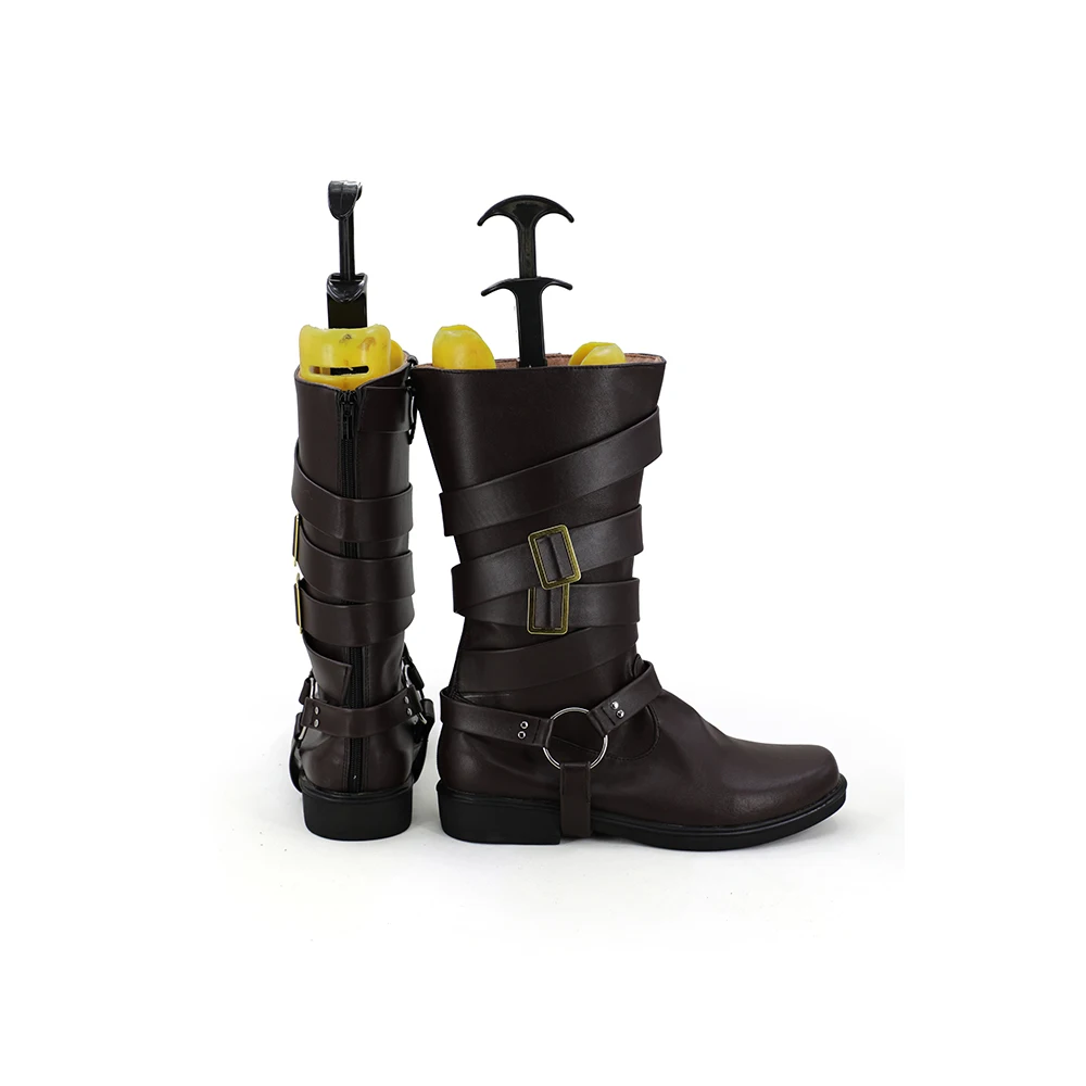 DMC 5 Dante Cosplay botas de cuero zapatos Halloween carnaval zapatos Prop sur mesure