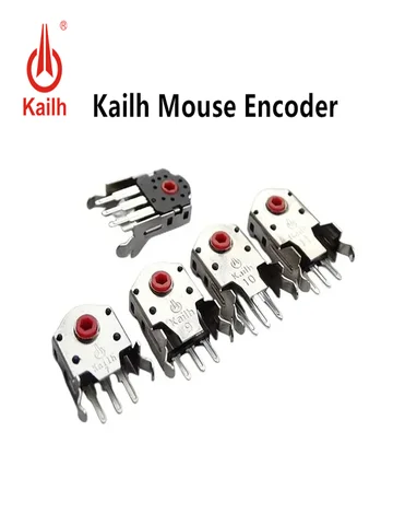 Kailh Decoder 5/7/8/9/10/11mm Red Core Rotary Mouse Scroll Wheel Encoder 1.74mm hole for PC Mouse alps encoder