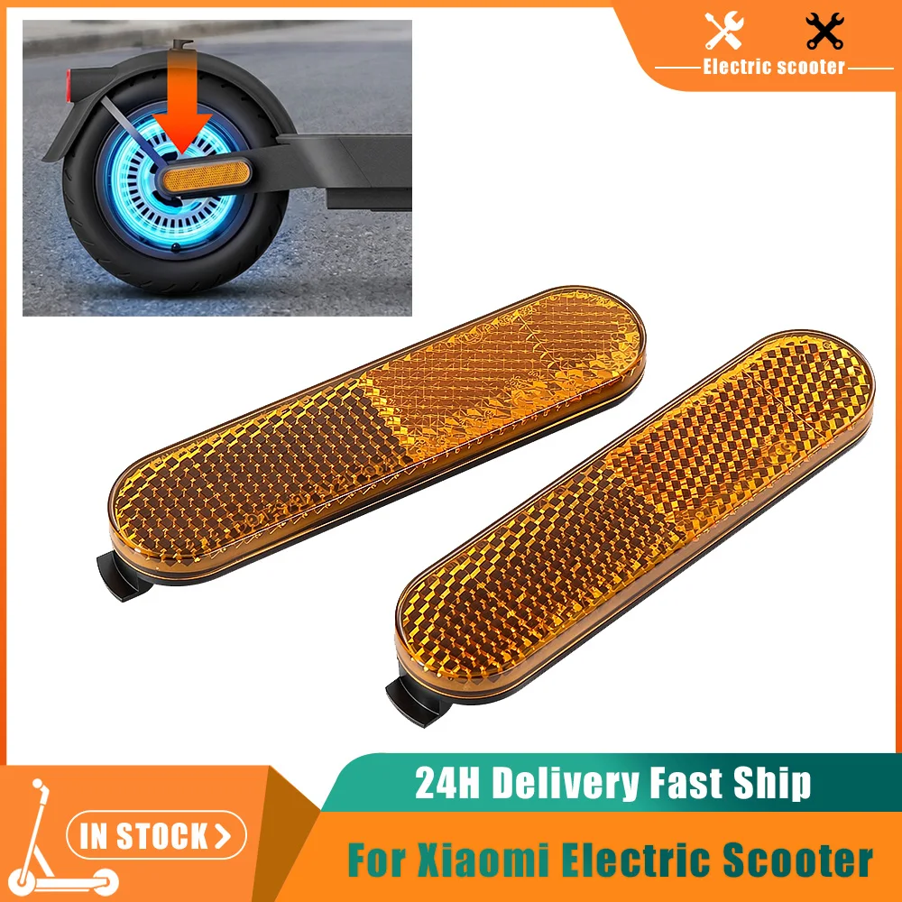 Kickscooter Reflektorstreifen für Xiaomi 5/5 Pro/5 Max Elektroroller Hinterrad Sicherheitsreflektor Zubehör