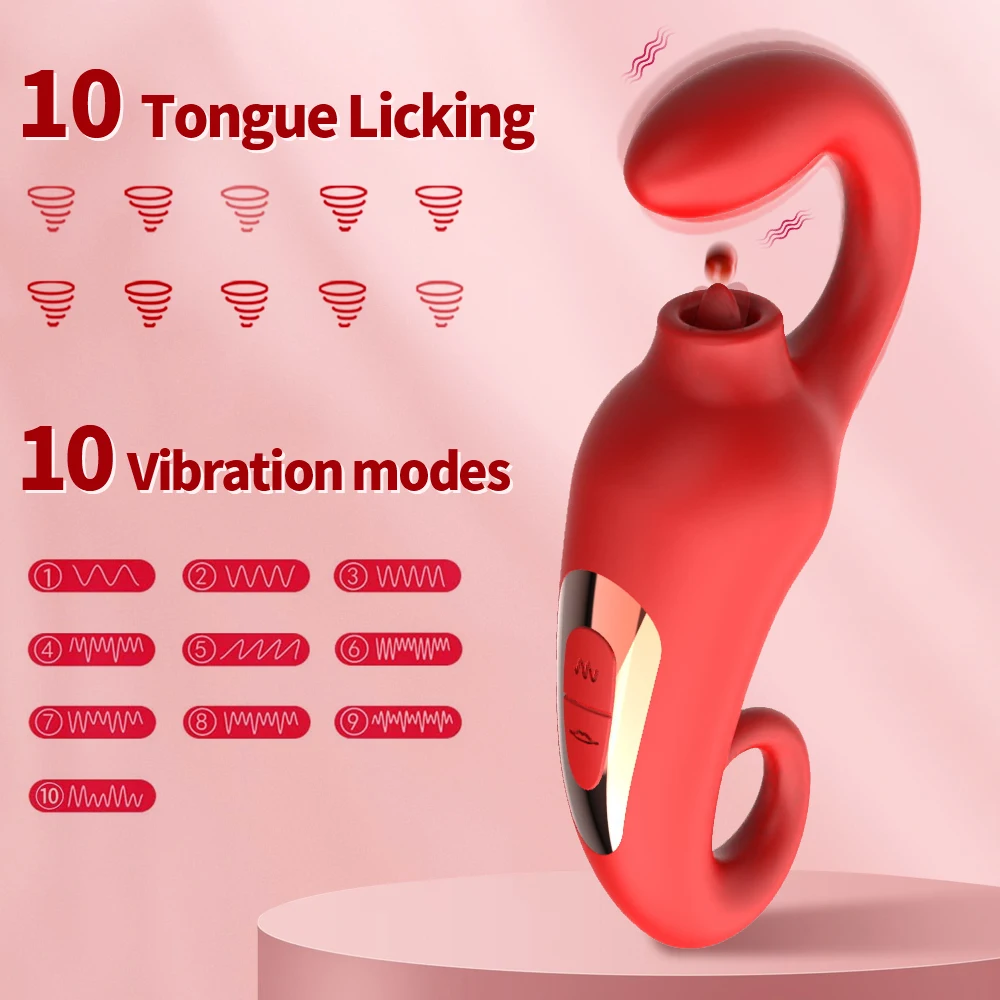 20 Modes Clitoral Sucking Vibrator Tongue Licking Sex Toys for Women Vaginal G Spots Stimulation Clit Massage Female Masturbator