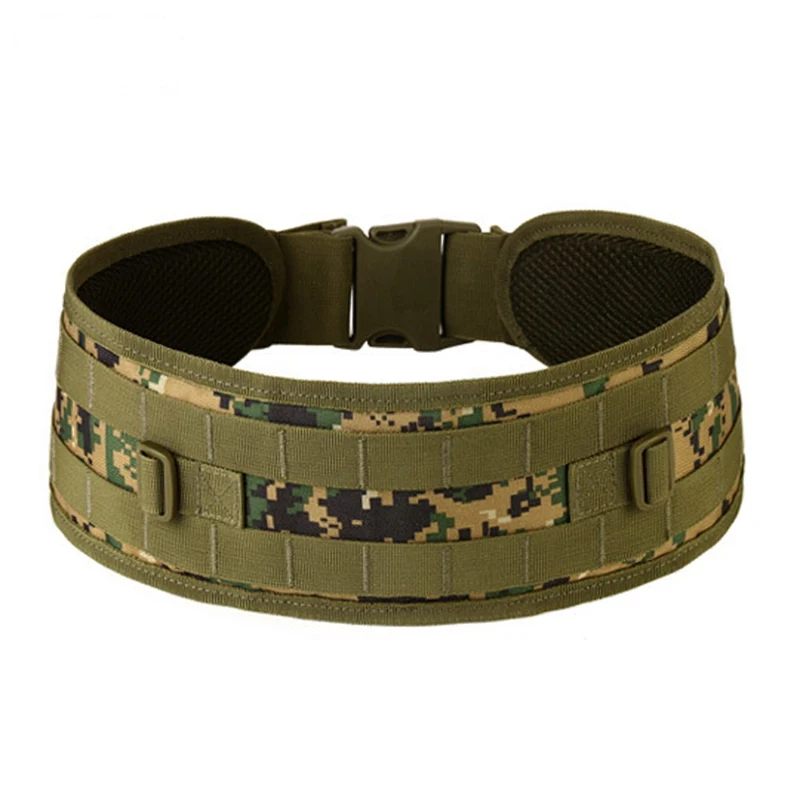 New Tactical Combat Belt Quick Release Buckle Belt Molle System Airsoft Hunting Mens Belt Durable Outdoor Belt