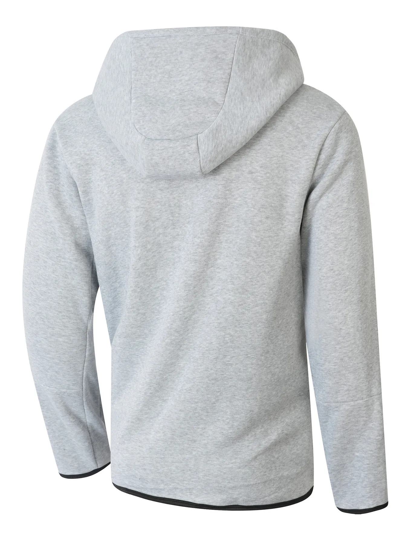 2-teiliger Herren-Sportanzug für Frühling und Herbst, Kapuzenjacke mit Reißverschluss und Jogginghose, lässiger Alltags-Sportanzug für Männer im Freien – Detail 6