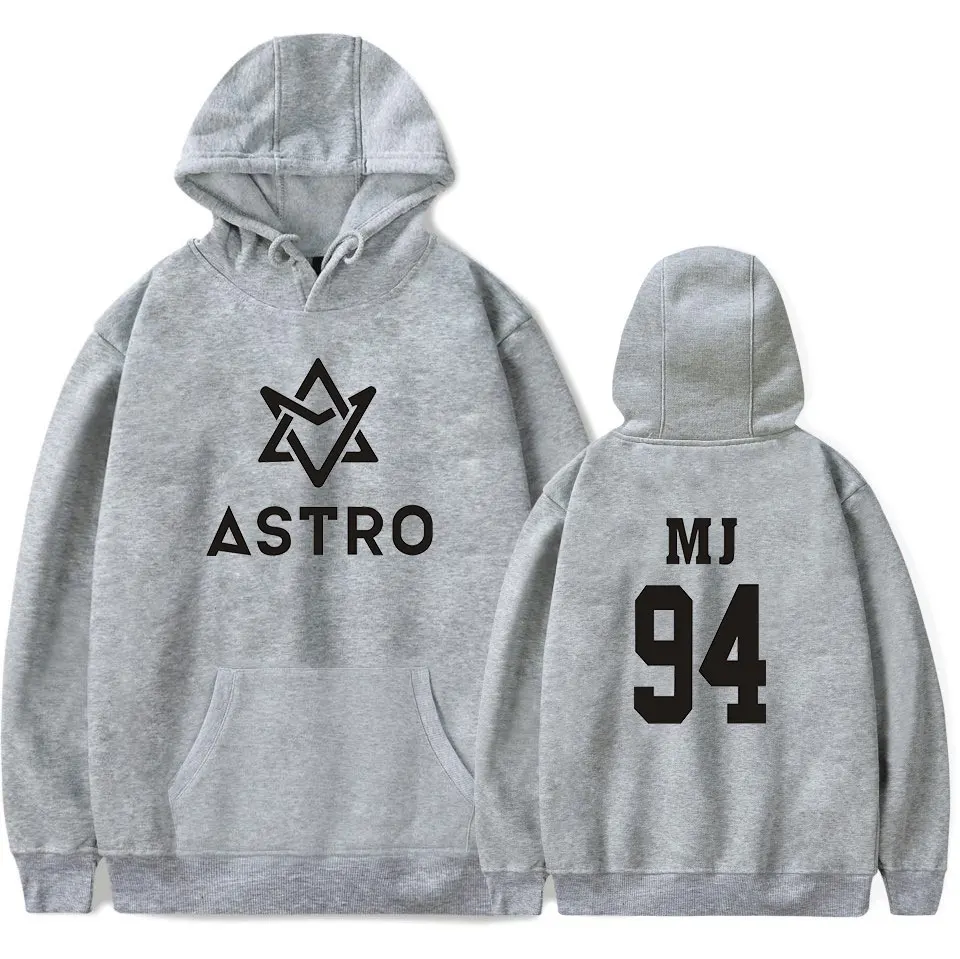 Hot Sale Men Hoodie Kpop ASTRO STAR Group Printed Hoodies Moletom Harajuku Sweatshirt Casual Pullover Hoodie Streetwear Jacket