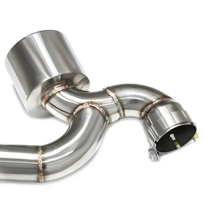 Stainless Steel Exhaust Tip Exhaust Pipe Exhaust System for 05-12 BMW 3 Series E90 E92 320i 318i 325i 335i MT Diffuser - view 5
