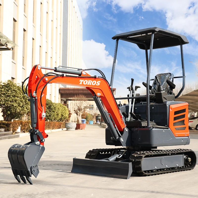 EPA certification 1.8 Ton Mini Excavator Hydraulic Mini Excavator Small Construction Excavator