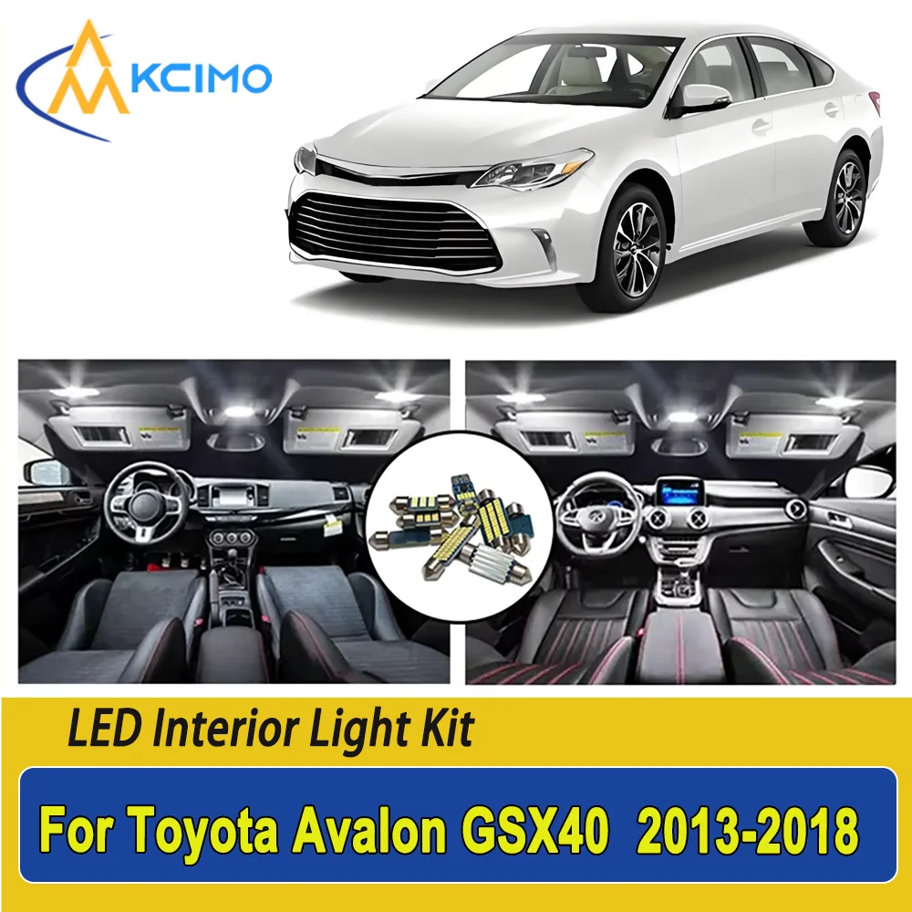 

New Light Bulb For Toyota Avalon GSX40 (2013-2018) Premium Bright LED Interior Dome Map Trunk Light Kit Car Led Lamps Canbus Car