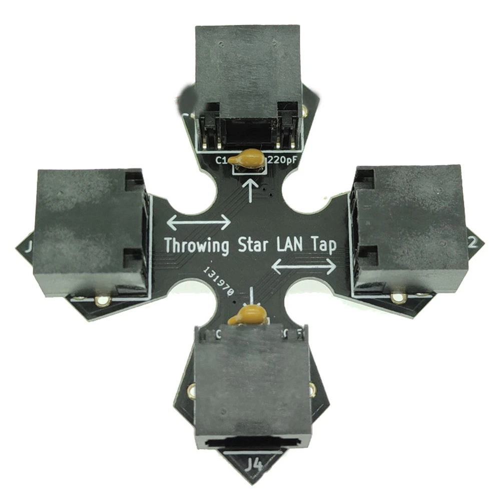 

T35C Network Packet Capture Tool LAN Throwing-Star-Instructions Assembled