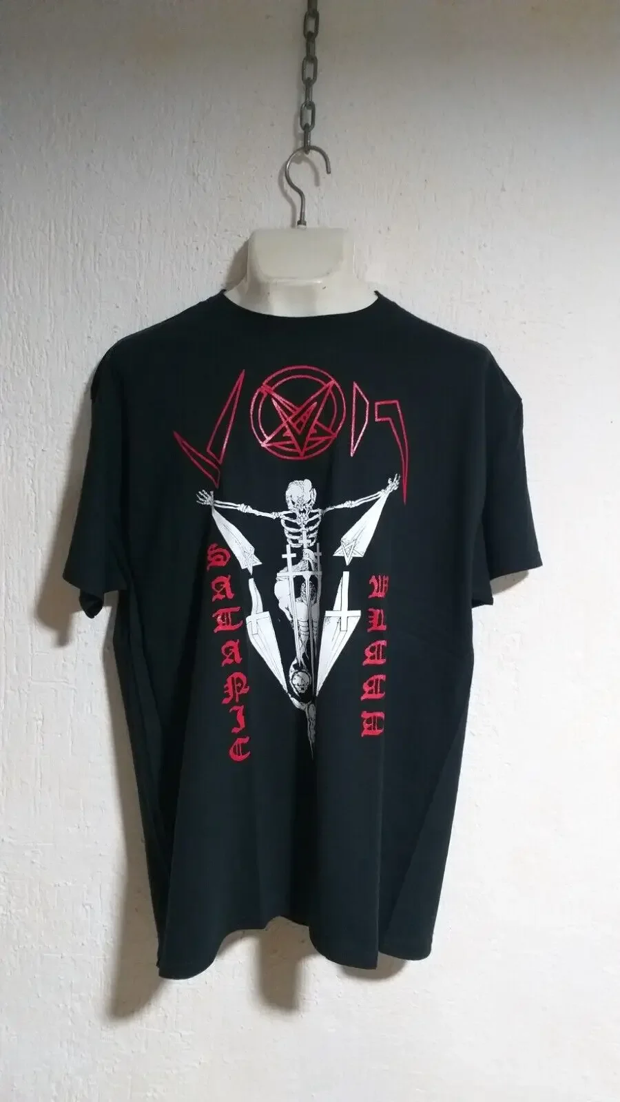 Von saxxtanic blood T shirt black metal beherit nifelheim blasphemy profanatica