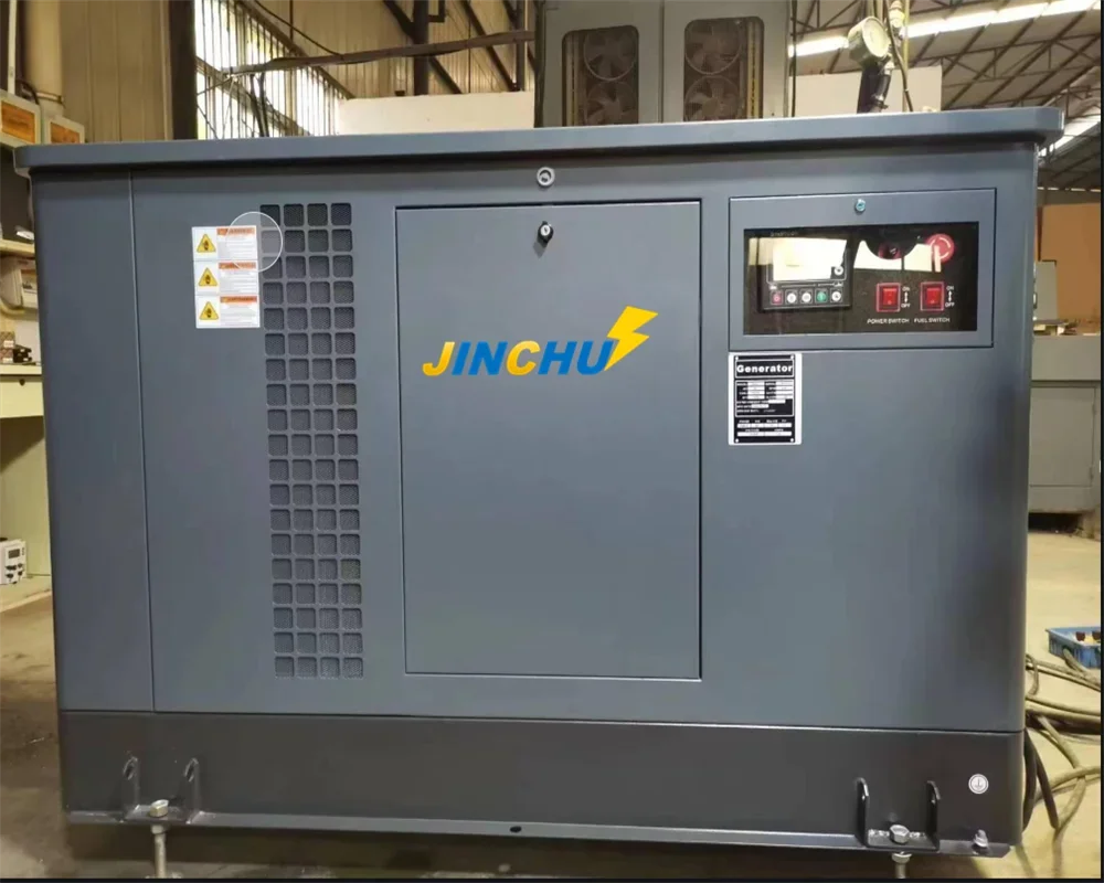 JC Factory 15KW 20KVA 30KW Biogas Syngas Natural Gas Generator 1 Phase/3 Phase Water Cooled 12V DC Electric Start IP67
