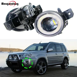 2 X Angel Eye LED Fog Light DRL 30W 8000LM Car Fog Daytime Running Lamp H11 For Nissan X-Trail Xtrail (T30) 2004 2005 2006 2007