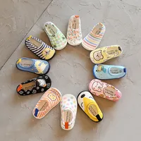 Children's Casual Shoes Toddler Shoes for Boys and Girls Indoor Cartoon Walking Shoes Home Footwear