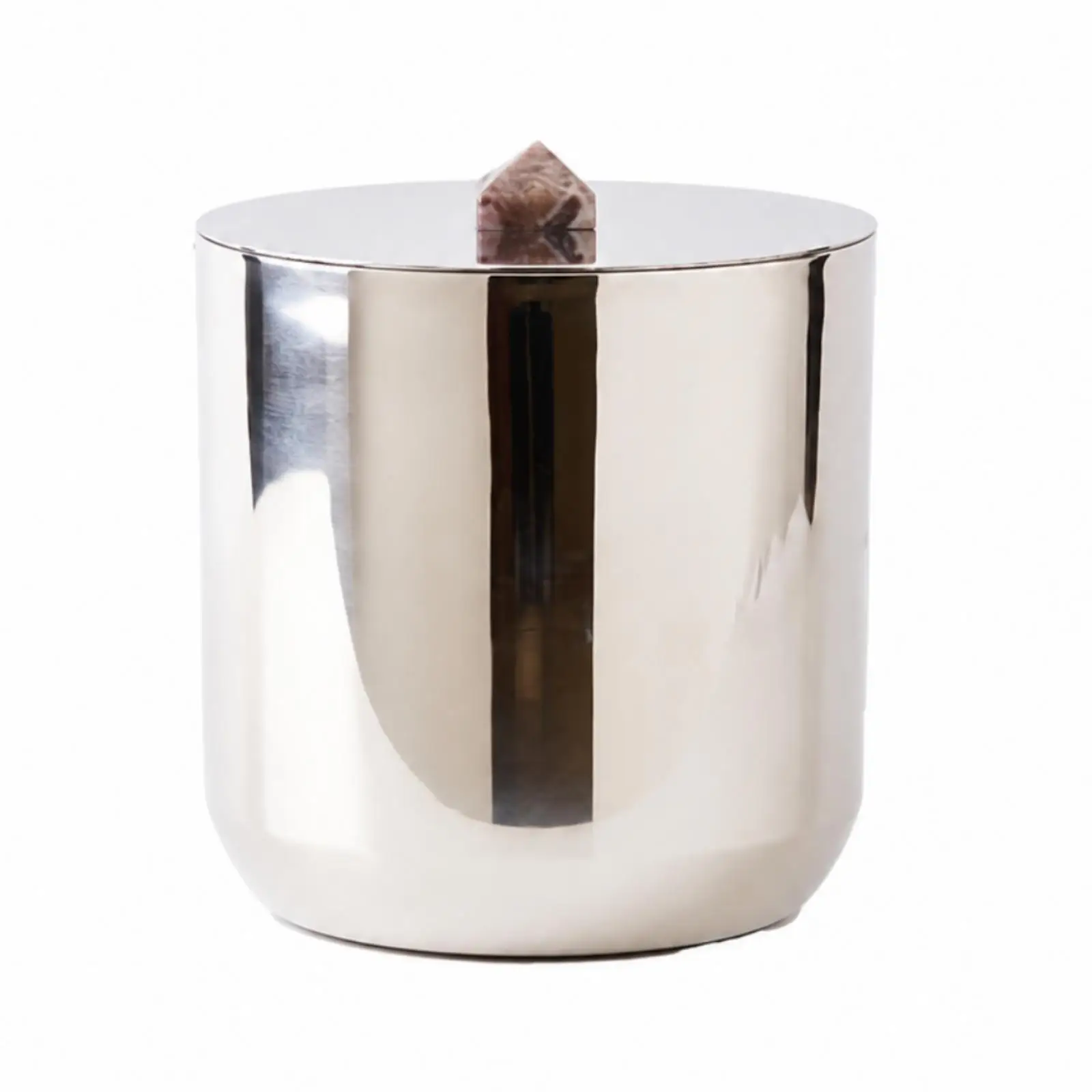 Stainless Steel Wine and Ice Vessel Sleek Wine Chiller Vessel Compact