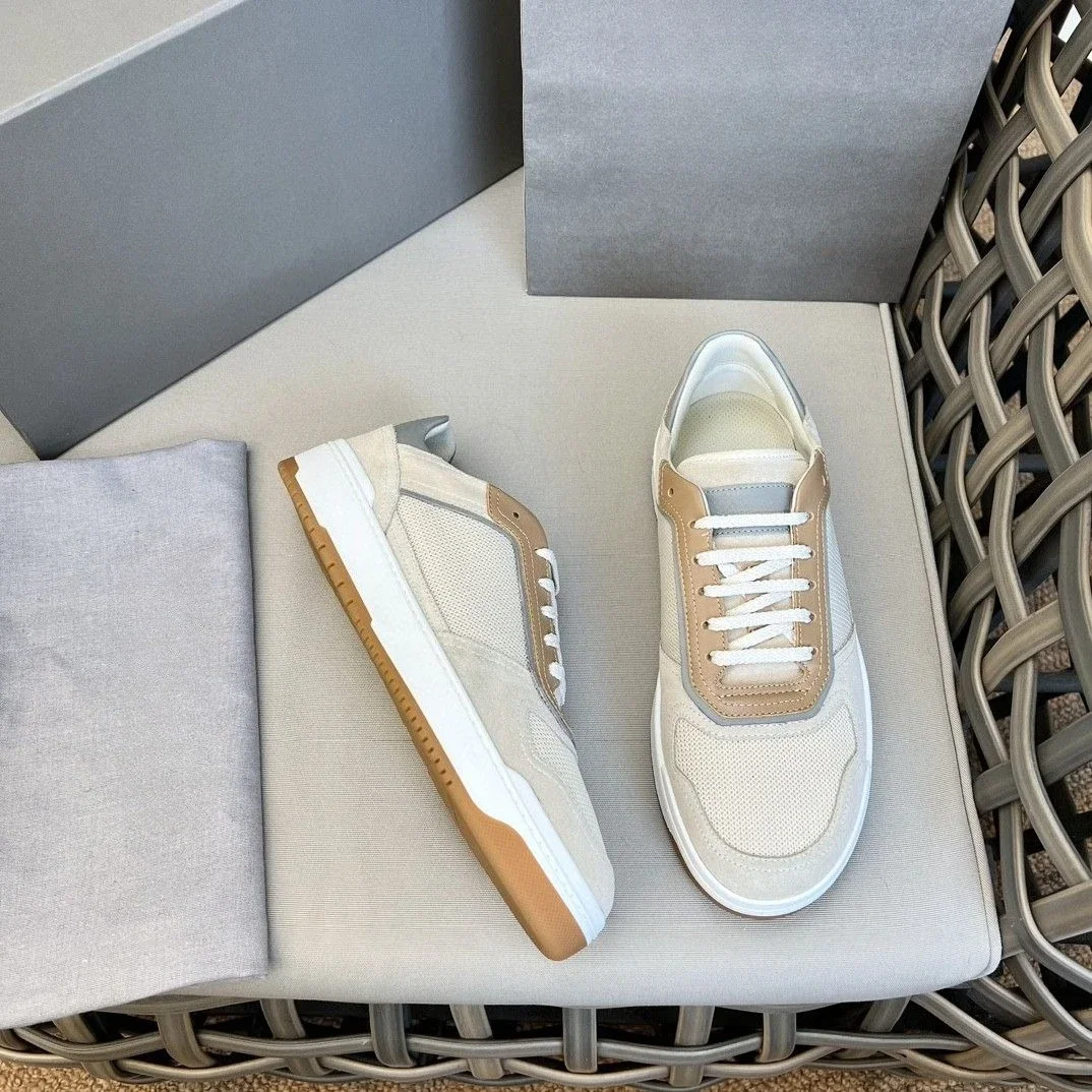 

2025 New Model Premium Full-Grain Leather Men's Casual Sneakers Classic Stylish Luxurious Breathable Daily Wear Shoes