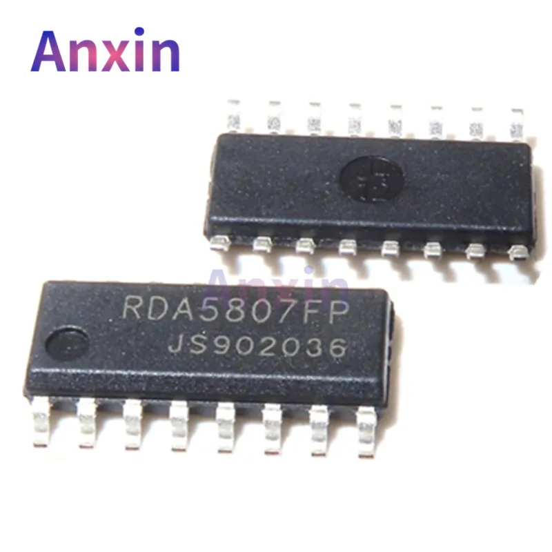5PCS RDA5807 RDA5807FP SOP-16 FM Stereo Radio Chip Radio IC SMD  RDA5807FP SOP-16