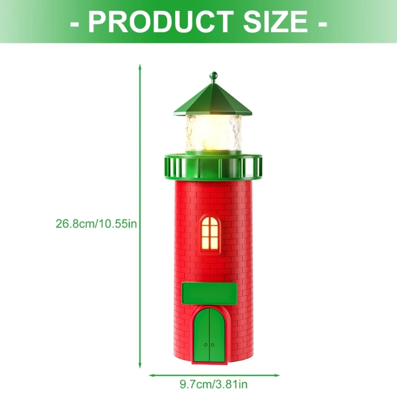 منارة موسيقى عيد الميلاد مع أضواء LED وألحان المهرجانات لتزيين المنازل في العطلات وزخرفة سطح المكتب 87HA
