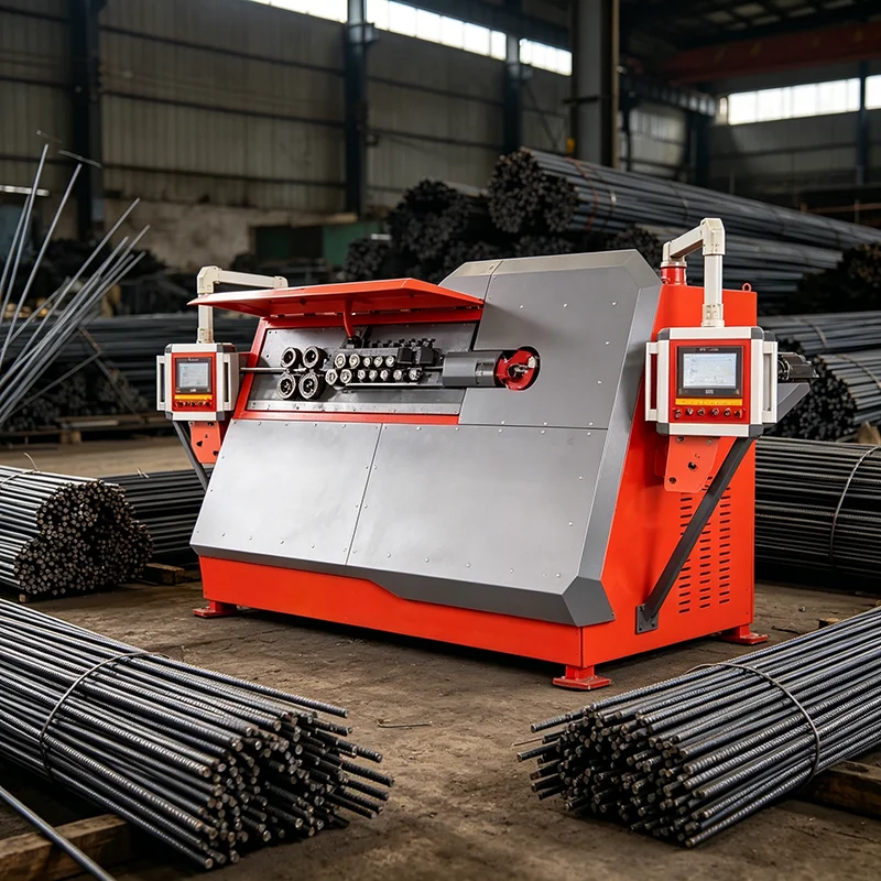 Double Wire CNC Stirrup Bending Machine 5-10mm Rebar for High Output Rebar Processing Plant