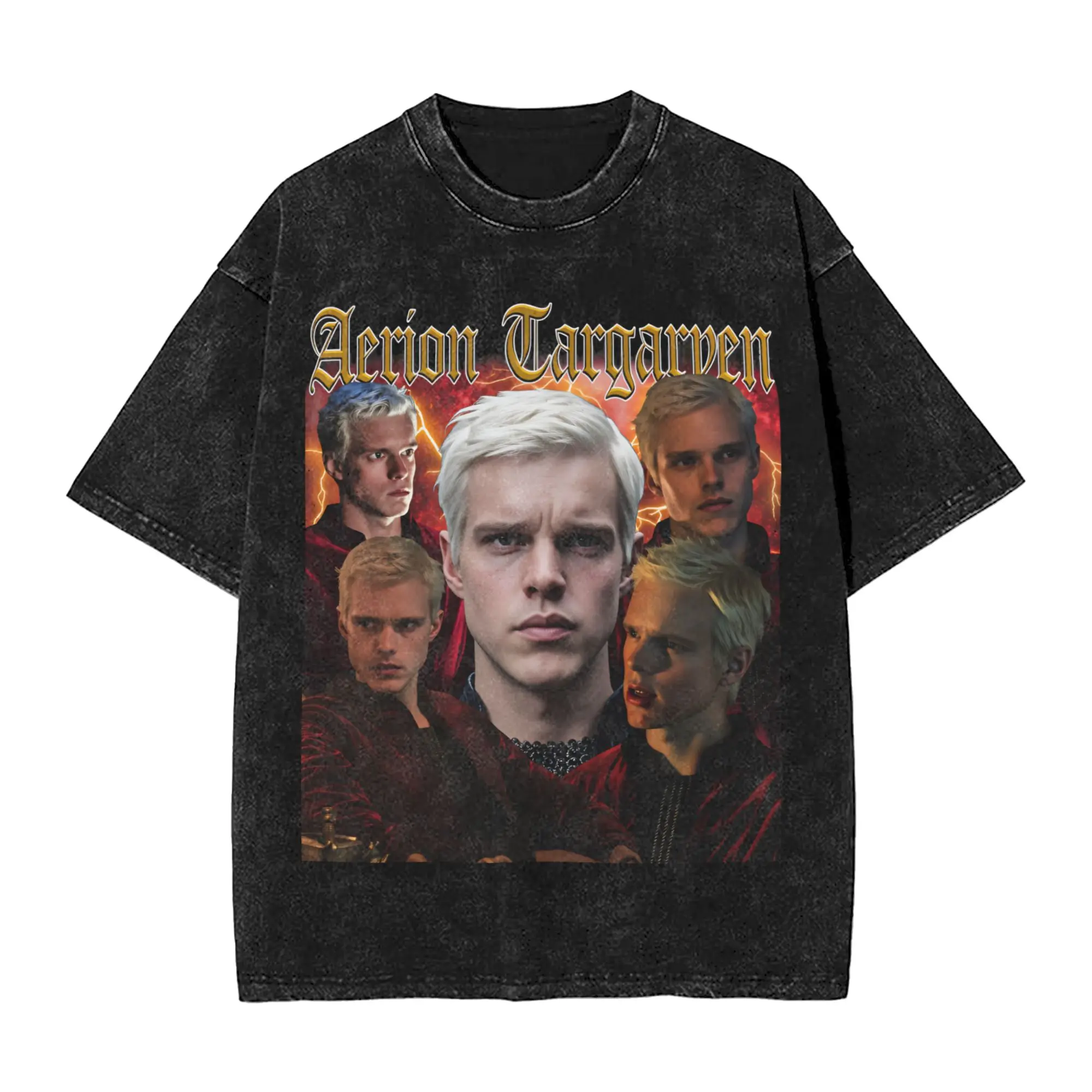 Men Aerion Targaryen T Shirts  Clothes Summer Vintage Short-Sleeve T-Shirt O Neck Leisure Custom DIY Tee Shirt Hot Sale