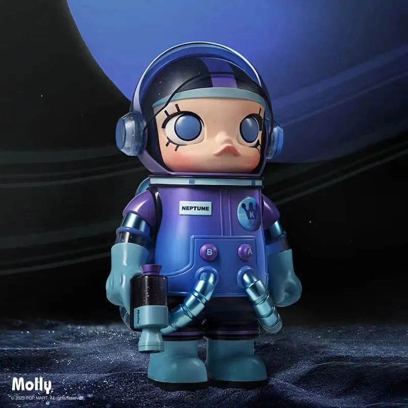 Genuine Blind Box Mega Space Molly 400% Star Series Model The Earth Pvc Figures Surprise Box Toys Ornaments Birthday Doll Gift