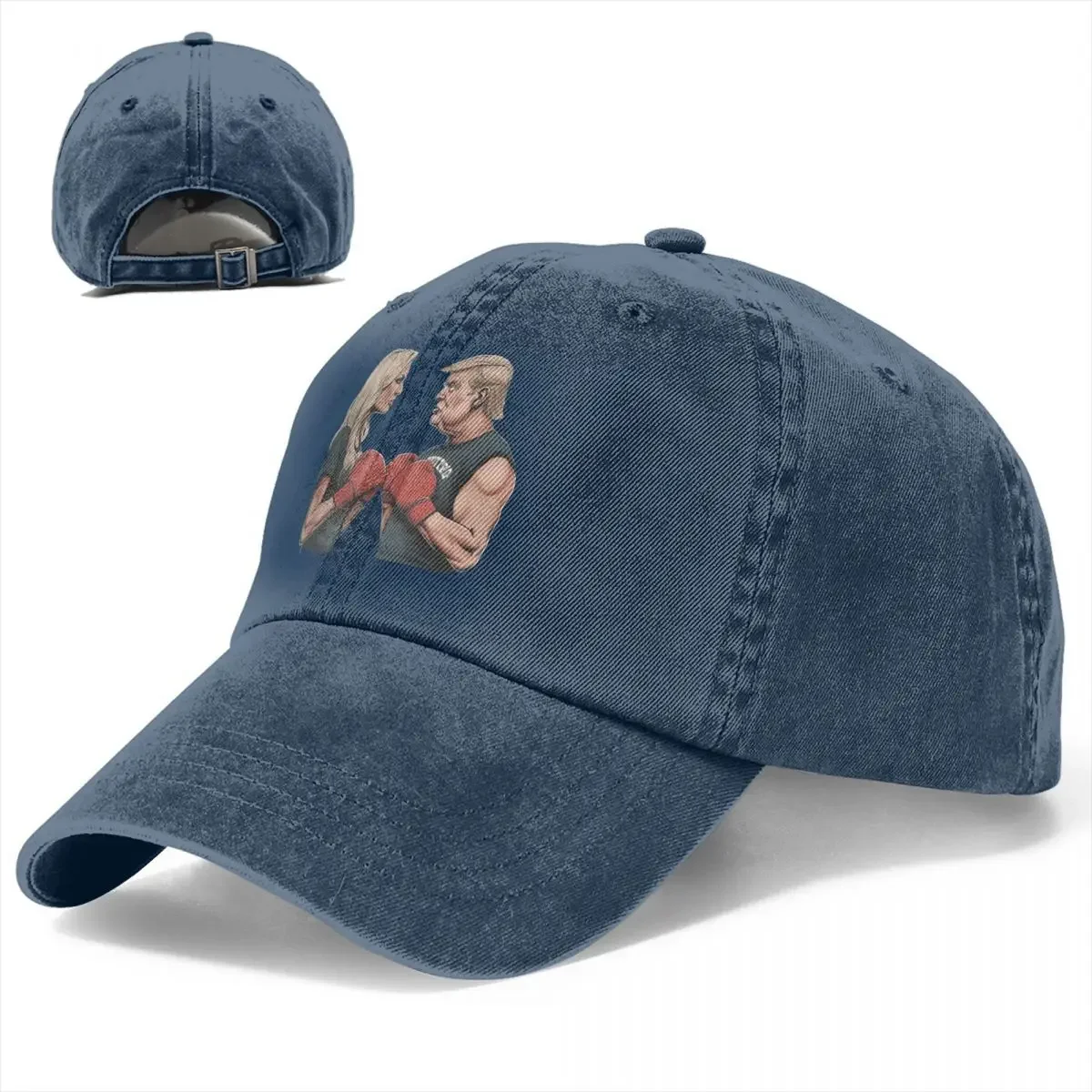 Stormy Daniels With Donald Trump Baseball Caps Casual Distressed Cotton Snapback Cap for Men Outdoor Unstructured Soft Caps Hat