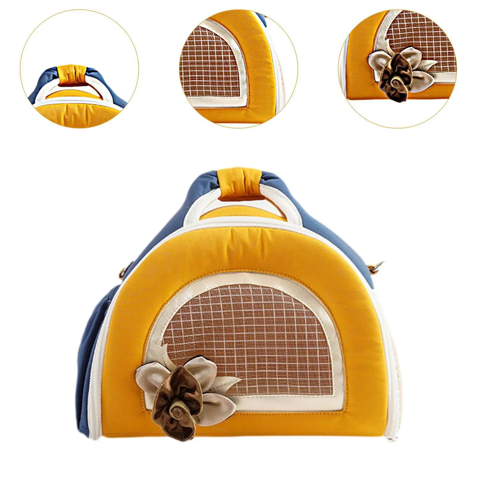 Bolsa de viagem para animais pequenos Bolsa portátil para animais de estimação pequeno para ouriço hamster pássaro
