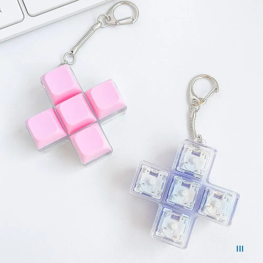 

5-клавишная крестообразная кнопка на палец, клавиатура, игрушка, кнопка для снятия стресса, колпачок для офиса, декомпрессионная игрушка, брелок