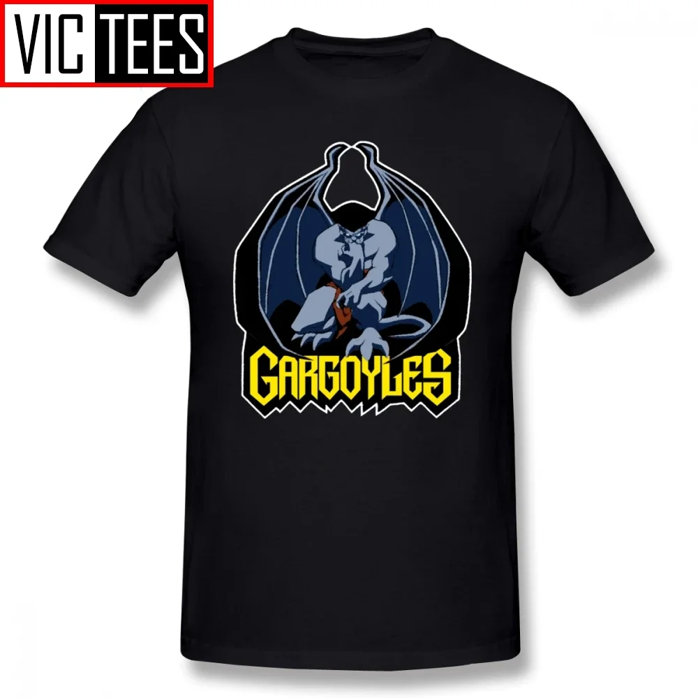 Mens Gargoyle T Shirts Gargoyles Goliath T-Shirt Man 5x Tee Shirt Print Summer 100% Percent Cotton Awesome Tshirt