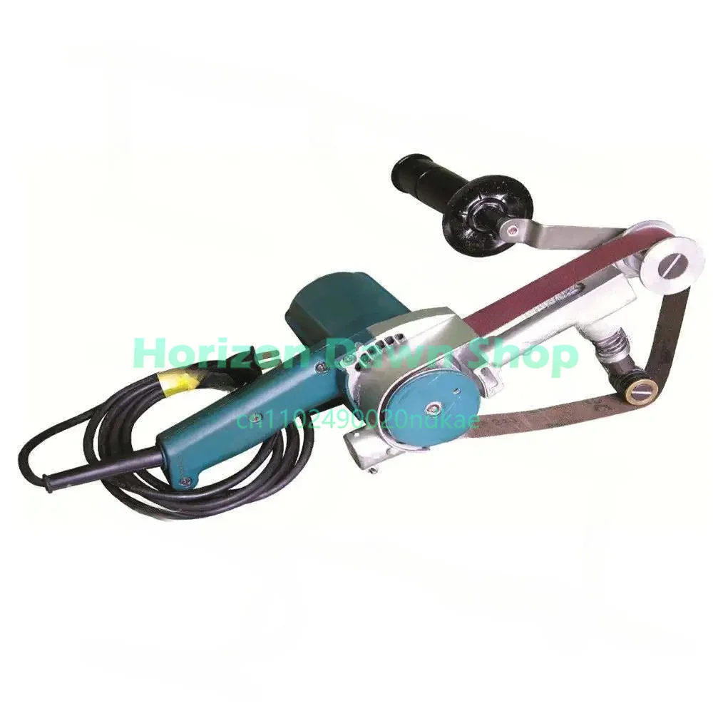 Portable 550W Wood Metal Glass Stone Polishing Handheld Sander Belt Polishing Machine