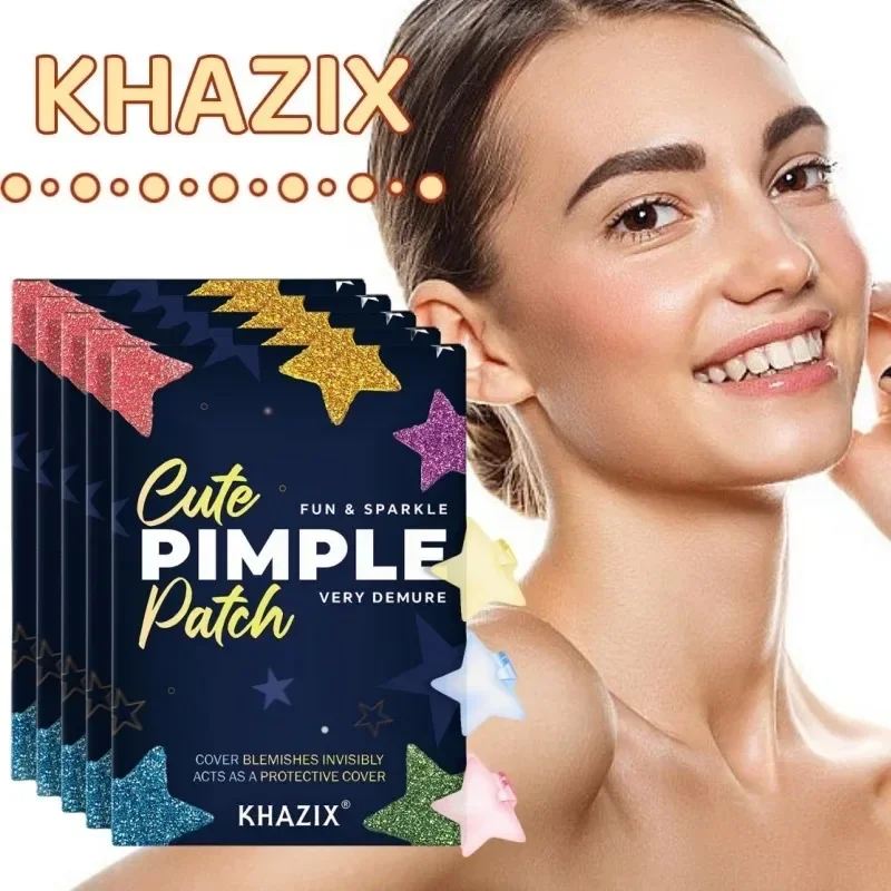 1400 peças de remendos de acne multicoloridos estrela '' remendos de acne faciais '' remendos de acne corretivos'' e espinhas ultrafinos.