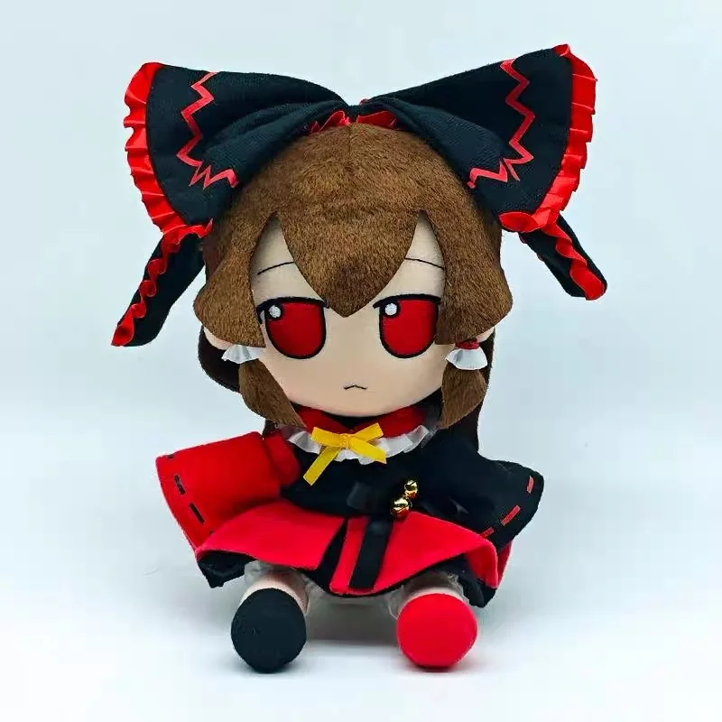 New 20cm TouHou Project Hakurei Reimu Plush Toys Cute Soft Stuffed Anime Fumo Dolls For Kid Birthday Christmas Gift