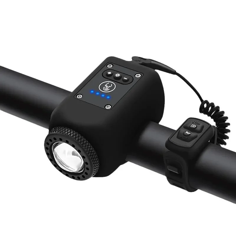 

Электрический звуковой сигнал для велосипеда 110 дБ, громкий велосипедный звонок с предупреждающим звуком и аккумулятором для детских самокатов и велосипедов