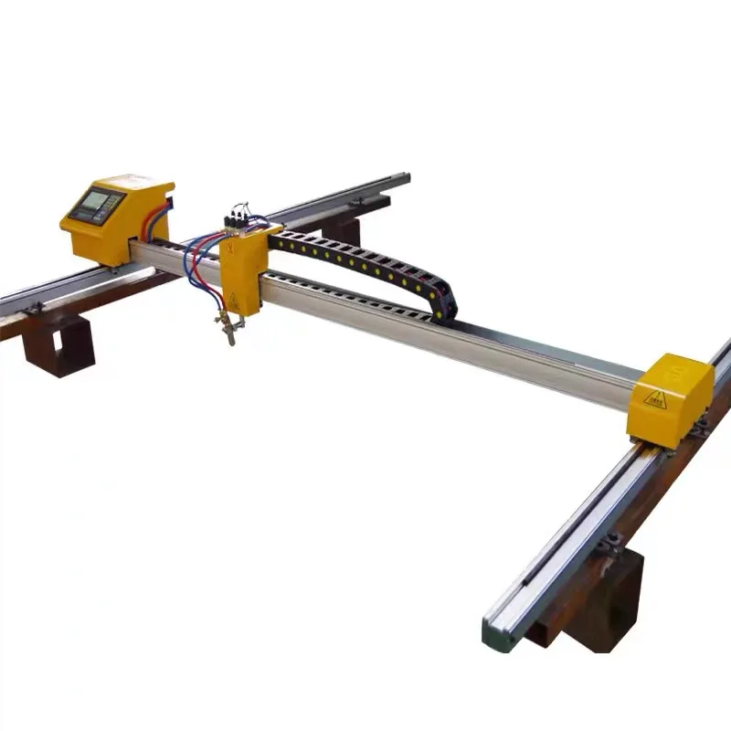 

Portable Cnc Plasma Cutting Machine Flame And Plasma Both Type Huayuan LGK 63A Cutting Power 120A 160A GANTRY TYPE 1500*3000