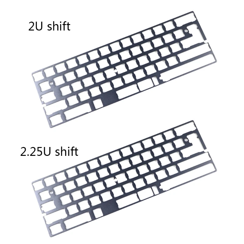 

Mechanical Keyboard Kit,2U, 2.25U Splited Plate 60% Aluminum Positioning Board for GH60,for PCB Stabilizers Dropship