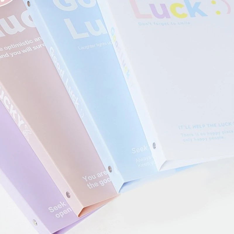 Classeurs à feuilles transparentes, avec Pages réglables, organisateur documents Portable léger F19E