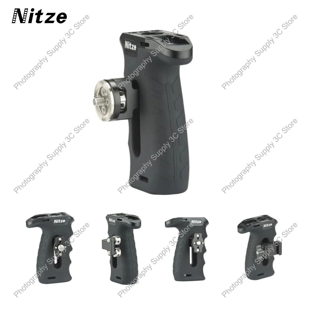 Боковая ручка Nitze с розеткой ARRI для левой или правой руки, регулируемая вверх и вниз