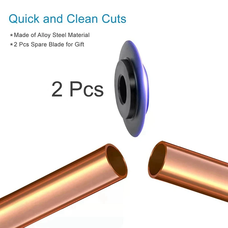 Herramienta de corte de tubos calientes, corte limpio, a 1-1/4 1/8, Mini cortador de tubos ajustable para aluminio, cobre, acero inoxidable Delgado, tubería de PVC