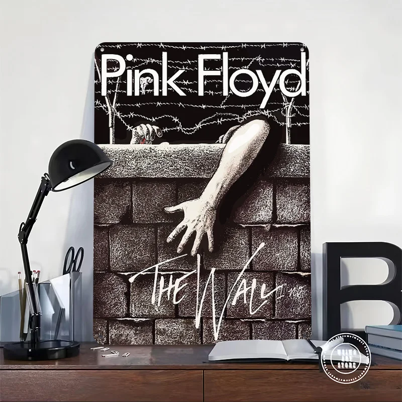 Pink Floyd The Wall Album Cover Metal Poster Perfect Gift for Fans Lovers Personalized Wall Art Metal Sign for Room Ornaments