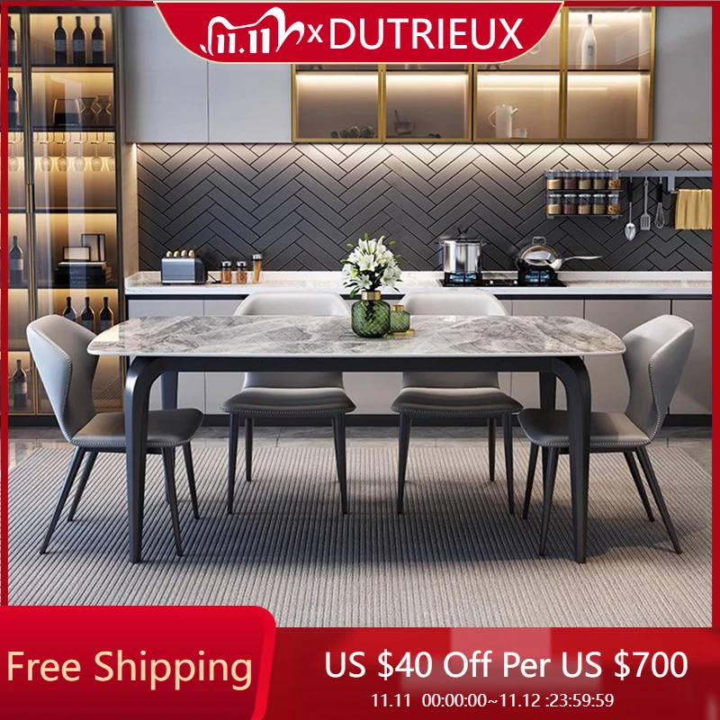 

Modern Luxury Dining Table Gaming Extending Mahjong Balcony Living Room Dining Table Makeup Juegos De Comedor Garden Furniture