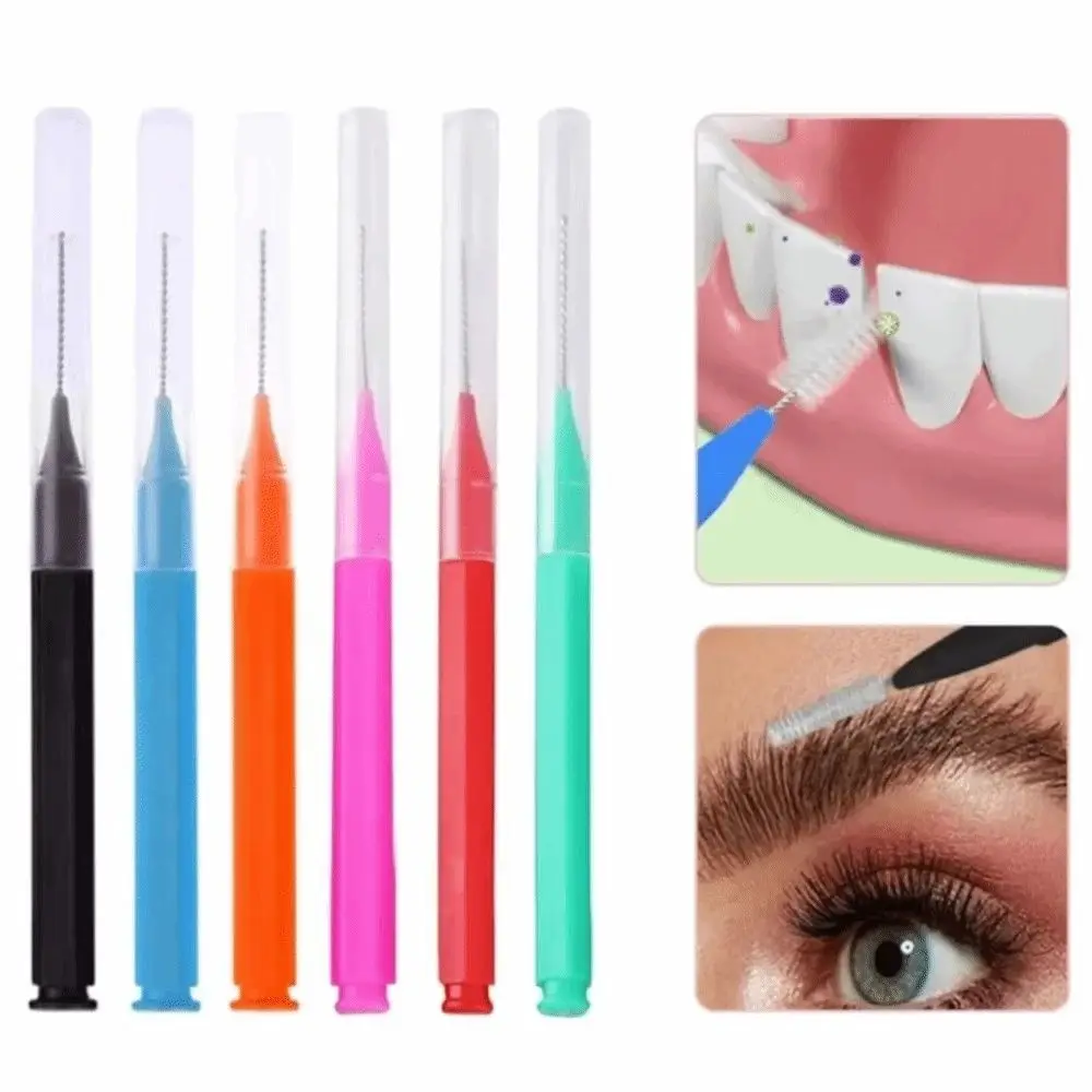 30Pcs Disposable Braces Brush Soft Micro Bendable Between Teeth Brush Professional Gentle Interdental Brushes Outdoors