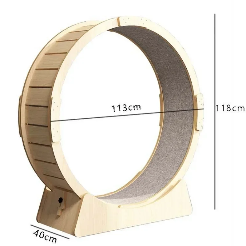 

Упражнения на колесах для кошек в помещении, подходят для всех колес цвета натурального дерева, беговое колесо, подарок для кошек