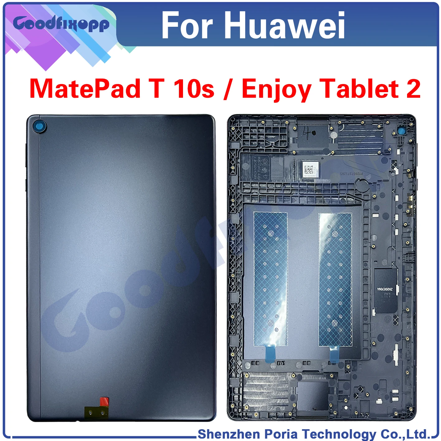 10.1 Inch For Huawei MatePad T 10s AGS3-W09 T10s Battery Back Cover Rear Case Cover For Huawei Enjoy Tablet 2 Rear Lid Replace