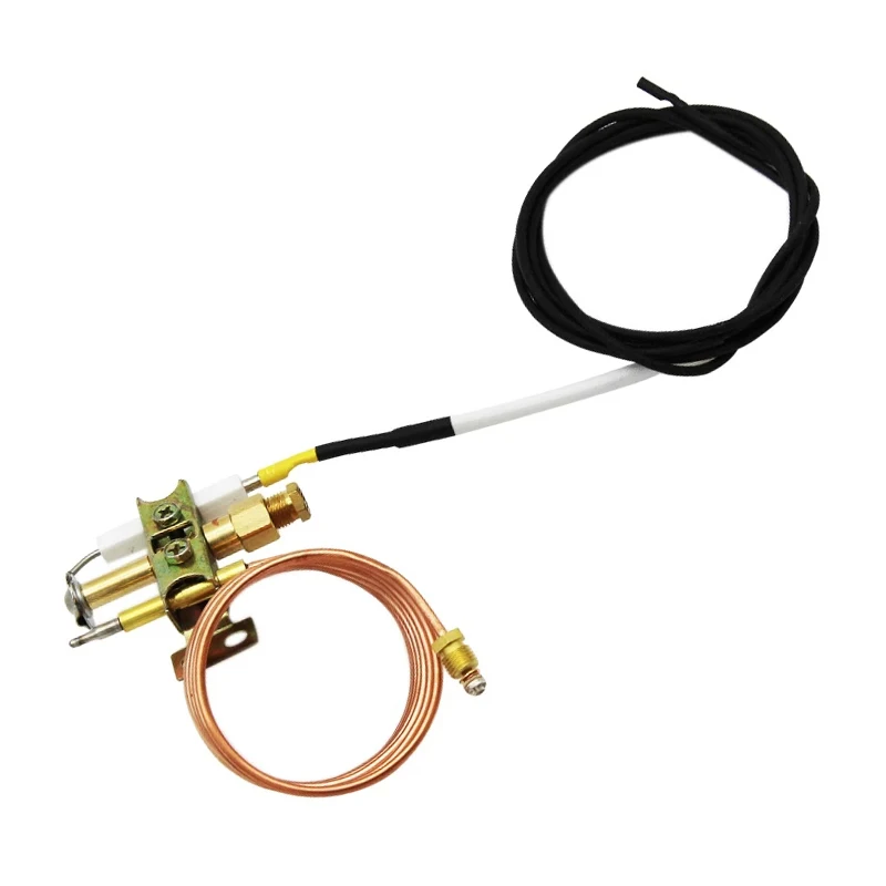 Propane Gas Heater Fire Pit Replacement Parts ODS Pilot Burner with Ignition Wire 900mm and 1500mm Thermocouple M9X1 Thread