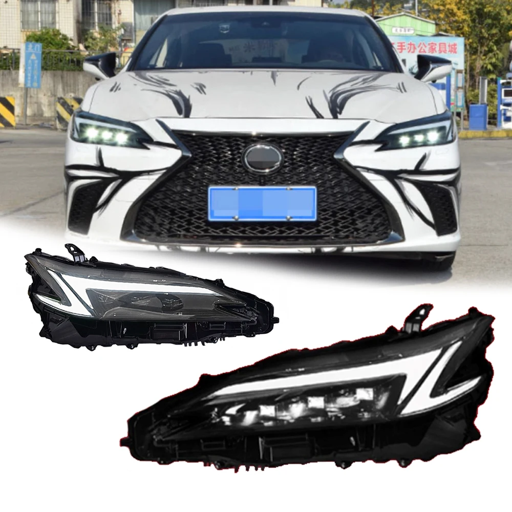 

Горячие светодиодные фары для LEXUS ES от 18 до 2025 года, полностью светодиодные DRL, автомобильные фары в сборе, сигнальные автоаксессуары, модифицированная лампа