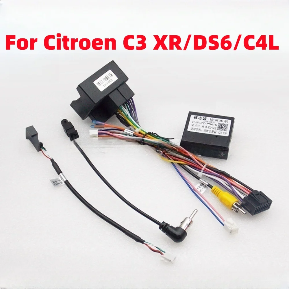 Canbus Box RZ-PSA15 For Citroen C5 C4 C3 C3XR C4L DS3/ Berlingo /C-quatre/C4L / C3 XR /C5/DS6 Android GPS 16 Pin 2 Din Receiver