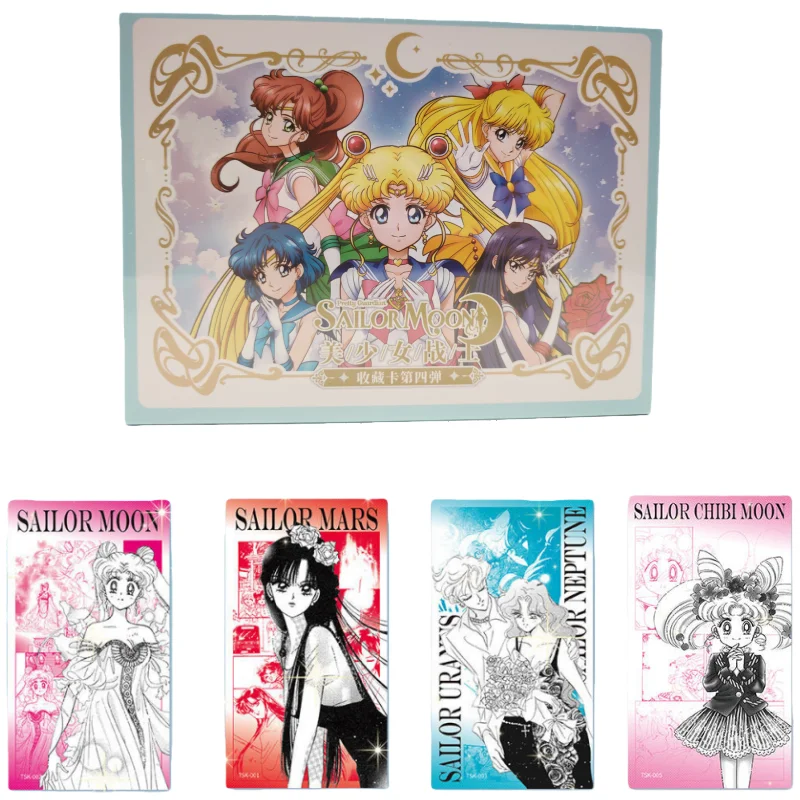 cartes-de-collection-sailor-moon-anime-personnages-mignons-et-adorables-tsukino-usagi-et-aino-minako-–-collection-pour-fans-et-collection-de-table-familiale