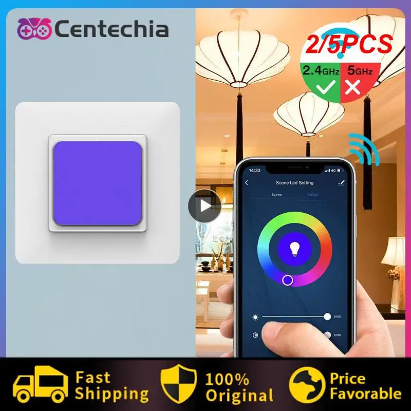 

Переключатель Wi-Fi, 10 А, 1600 цветов, 2/5 шт.